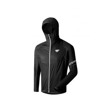 Jacheta alergare barbati  Vert Wind 72 - usoara - rezistenta la vant - negru -