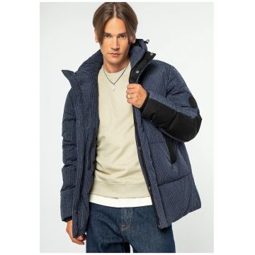 Jacheta barbati -  din puf - bleumarin - nylon