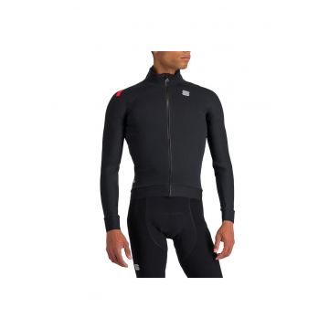 Jacheta ciclism barbati  Fiandre Pro - impermeabila - respirabila - negru -