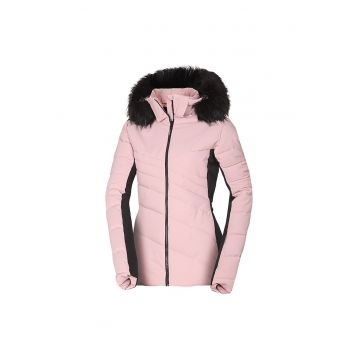 Jacheta cu blana sintetica detasabila pentru schi