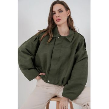 Jacheta dama - HiCCUP - Textil - Kaki