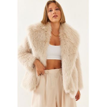 Jacheta dama -  Textil - Maro melange