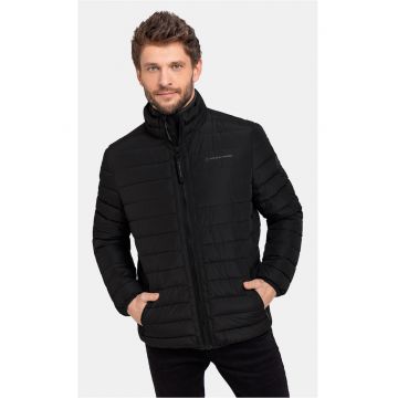 Jacheta di tranzitie matlasata - guler ridicat - sac de compresie - fibra Sorona -  J-Benz - Neagra