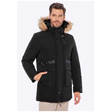 Jacheta izolatoare barbati -  poliester - neagra