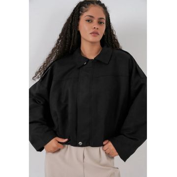 Jacheta pentru dama - HiCCUP - Negru - Textil