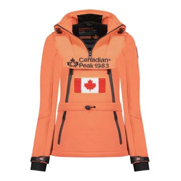 Jacheta softshell  Toka pentru femei - portocalie - elastan