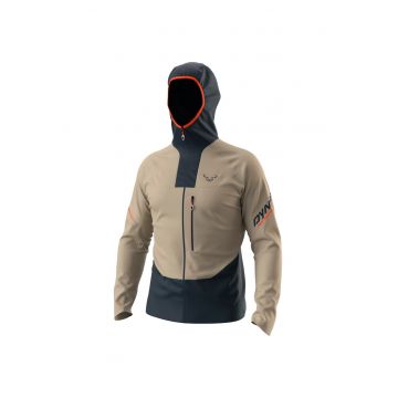 Jacheta sport barbati  Traverse Dynastretch - Kaki/Negru - M - rezistenta la vant - respirabila