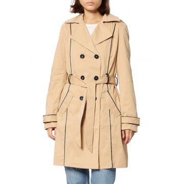 Palton dama -  Bumbac/Poliamida - Bej