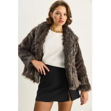 Palton din blana artificiala - HiCCUP - fleece