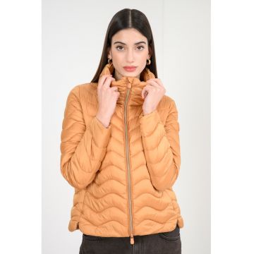 Geaca cu vatelina si guler inalt