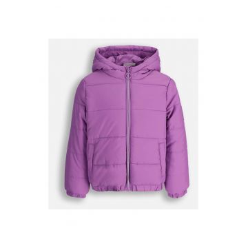 Geaca de iarna cu gluga