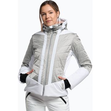 Geaca de schi dama -  Poliester - Gri/Alb