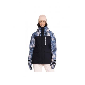 Geaca de ski regular fit cu gluga si guler