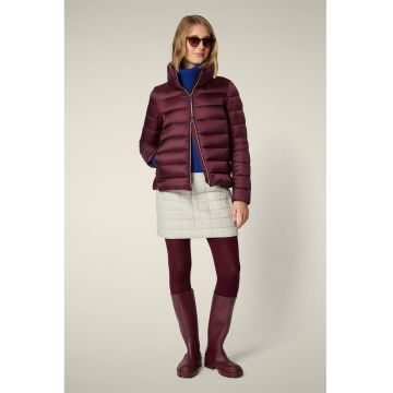 Geaca matlasata cu fermoar bidirectional