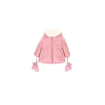 Geaca matlasata fete  impermeabila - poliester - respirabila - roz -