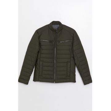 Geaca slim-fit cu buzunare multiple