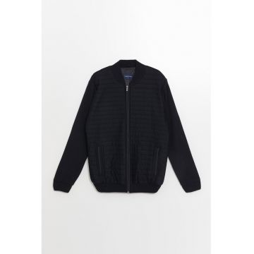 Jacheta bomber cu buzunare laterale