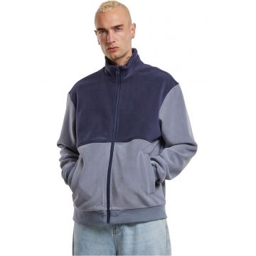 Jacheta colorblock cu buzunare laterale