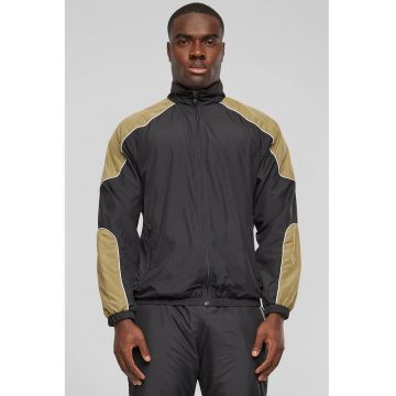 Jacheta cu fermoar si model colorblock