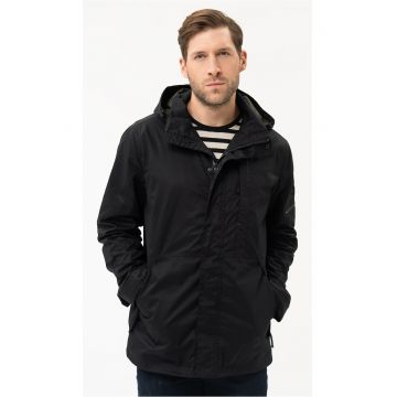 Jacheta cu gluga detasabila pentru barbati  J-Paxon - Negru
