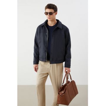 Jacheta relaxed fit cu captuseala din plus