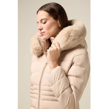 Geaca cu blana sintetica