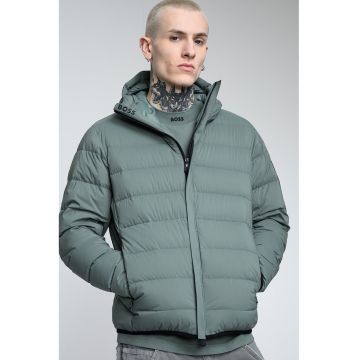 Geaca cu umplutura de puf si gluga Riplite