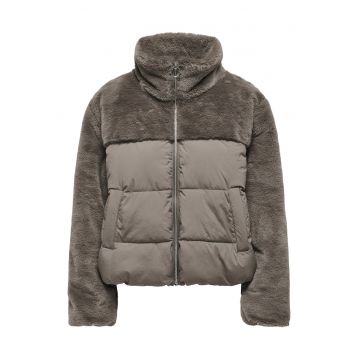 Geaca de iarna -  gri - poliester/nailon -