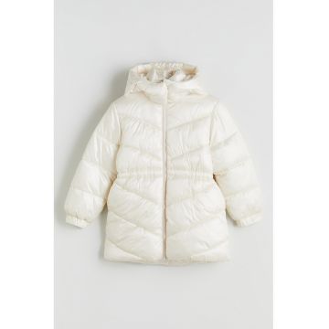 Geaca lunga cu gluga