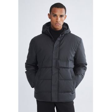 Geaca relaxed fit cu gluga