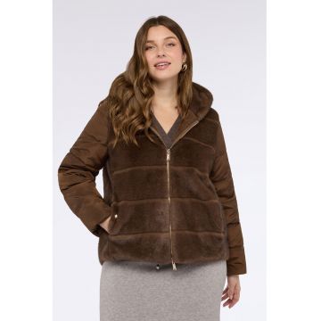 Geaca reversibila cu fermoar