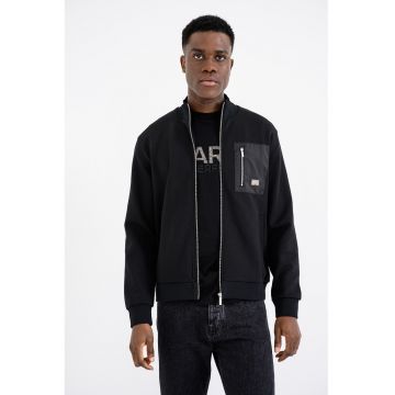 Jacheta regular fit cu fermoar