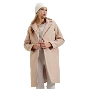 Palton dama  Bej Natural - Bej