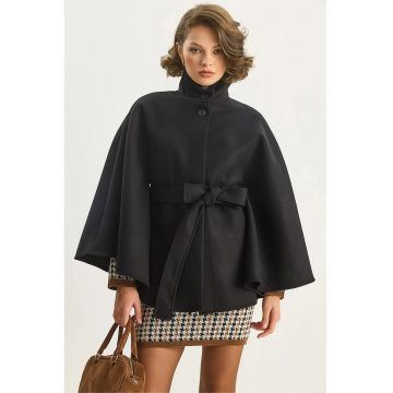 Palton Poncho  Negru
