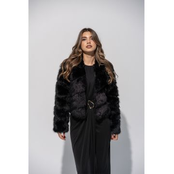 Geaca de blana sintetica Carina