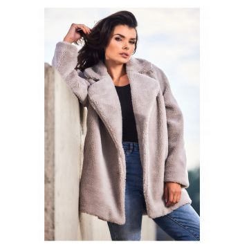 Jacheta dama -  Poliester - Bej