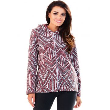 Jacheta  poliester rosu