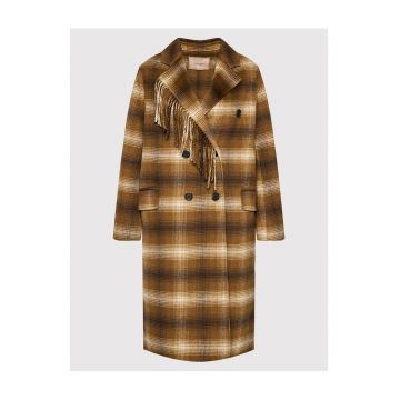 Palton dama  lana - maro