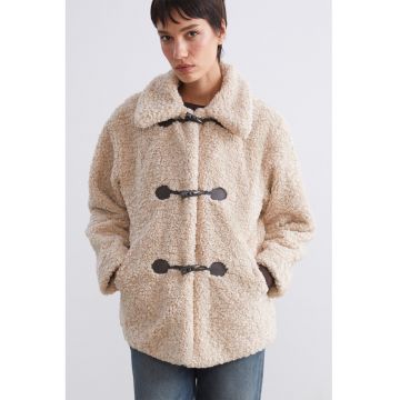 Palton regular-fit - Bej deschis