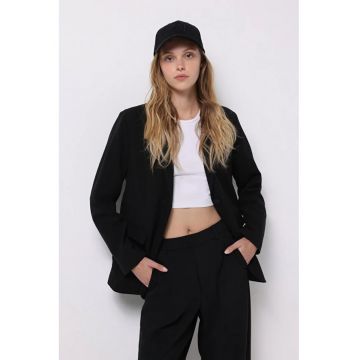 Sacou dama -  negru - poliester
