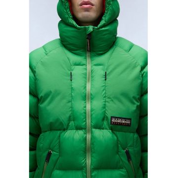 Geaca cu vatelina si fermoar Moesa - Rosu/Verde