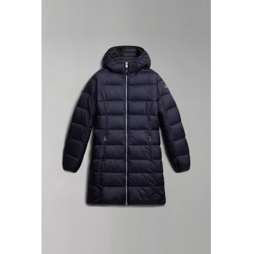 Geaca cu vatelina si gluga Aerons - Bleumarin