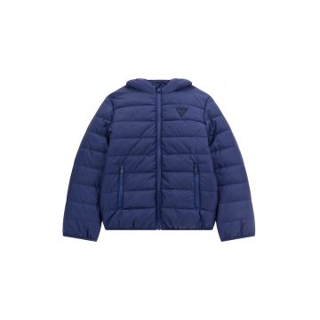 Geaca cu vatelina si gluga - Albastru inchis