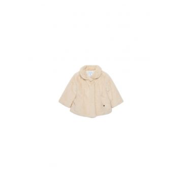 Geaca de blana pentru copii -  bej - poliester