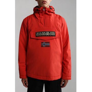 Geaca impermeabila cu gluga - fara inchidere Rainforest - Rosu