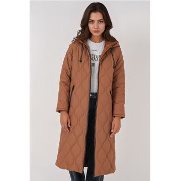 Geaca lunga -  Textil - Maro
