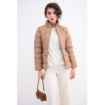 Geaca matlasata - Maro camel