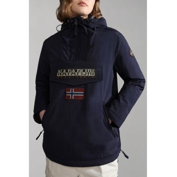 Geaca pull-on cu gluga Rainforest - Bleumarin