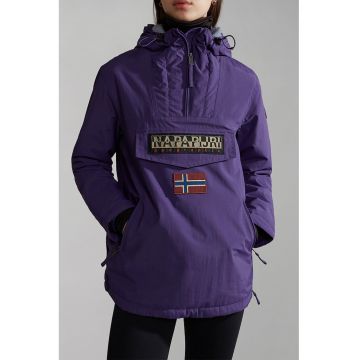 Geaca pull-on cu gluga Rainforest - Violet