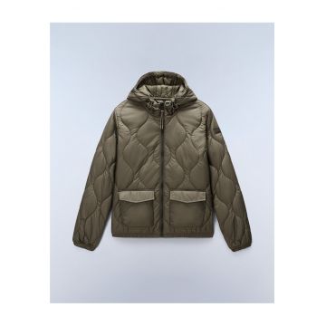 Geaca scurta cu gluga Sort